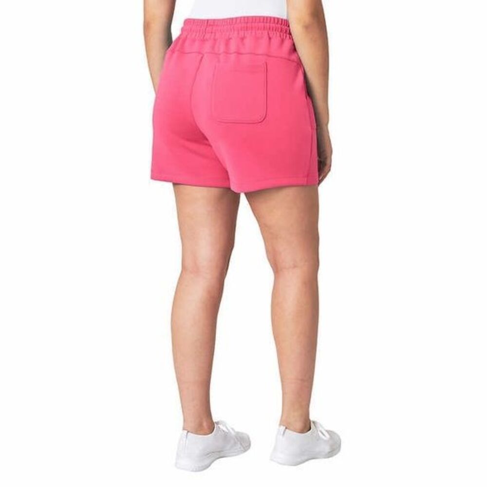 Mondetta‎ Ladies' Ribbed Scuba Active Short Pink (Raspberry Sorbet) Size X-Large - Picture 2 of 4